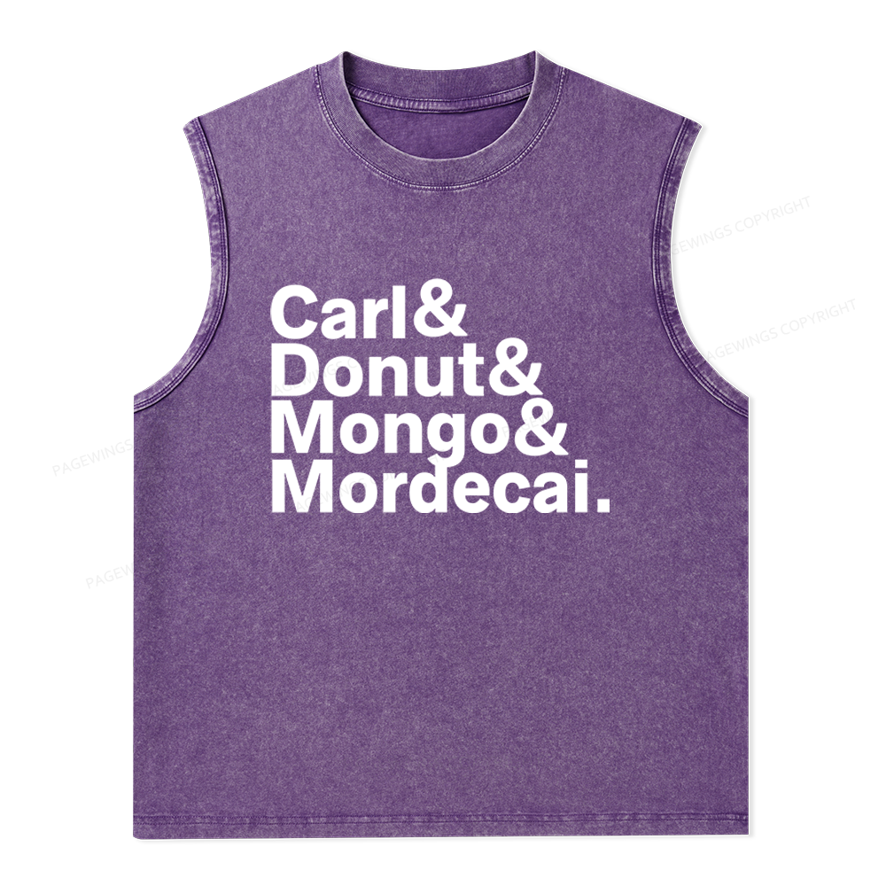 Pagewings Sci-Fi Book Lovers Unisex Washed Tank Top