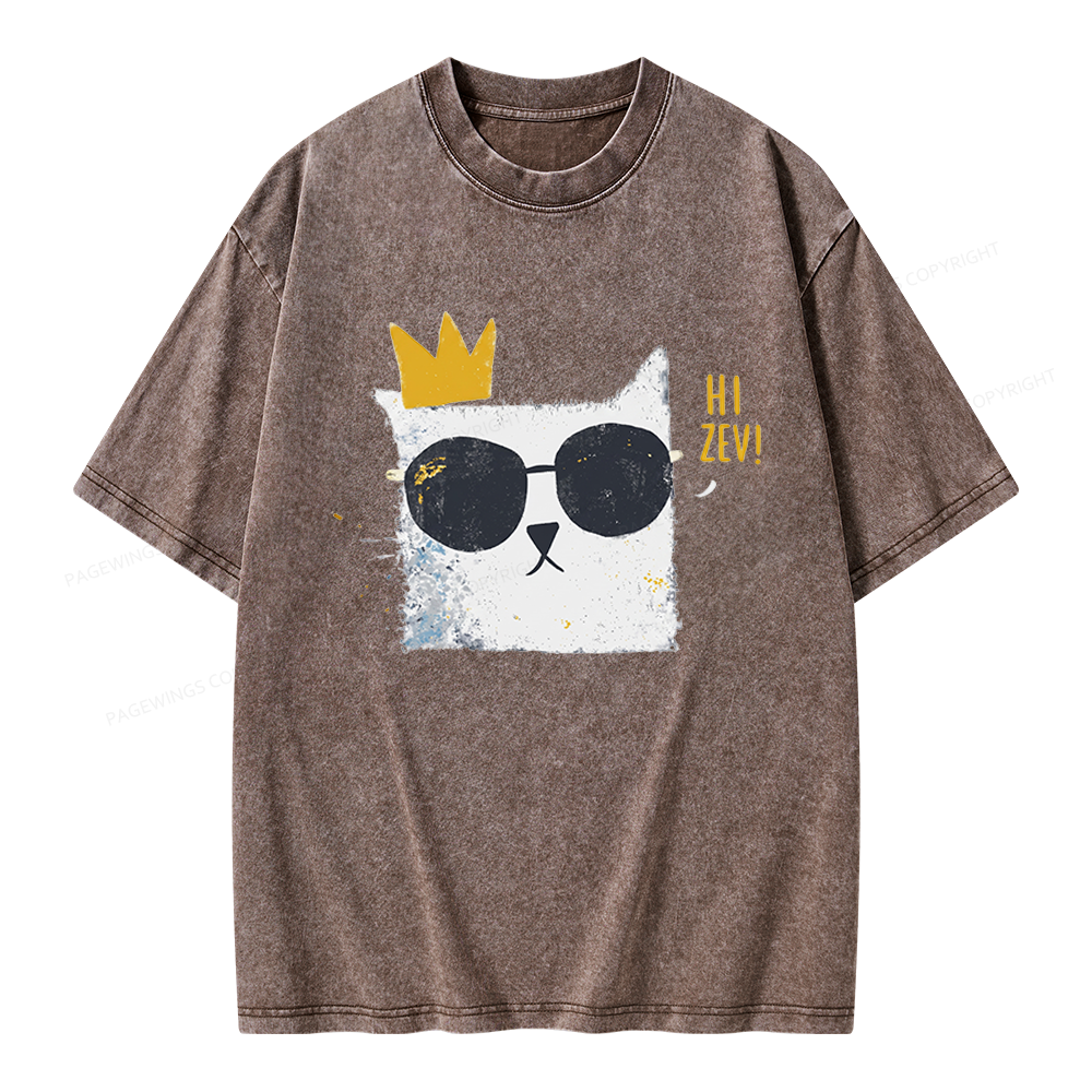 Pagewings Princess Donut Unisex Washed T-shirt