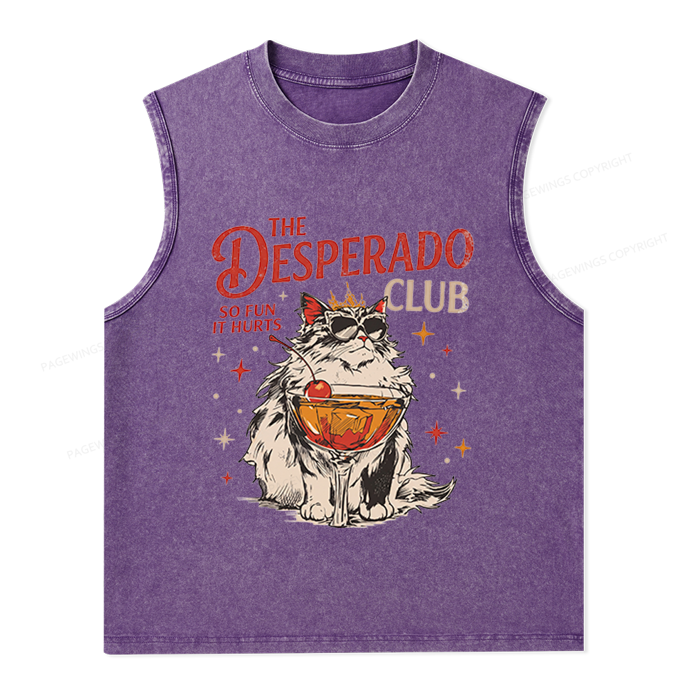 Pagewings Desperado Club Unisex Washed Tank Top
