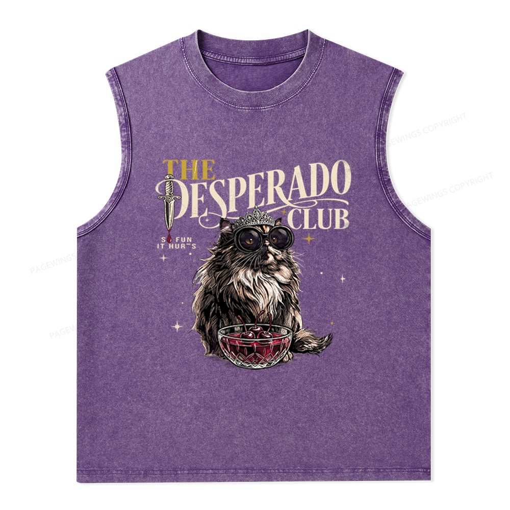 Pagewings Desperado Club Unisex Washed Tank Top