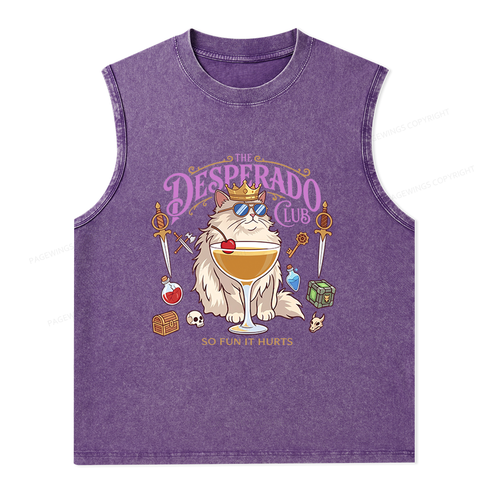 Pagewings Desperado Club Unisex Washed Tank Top