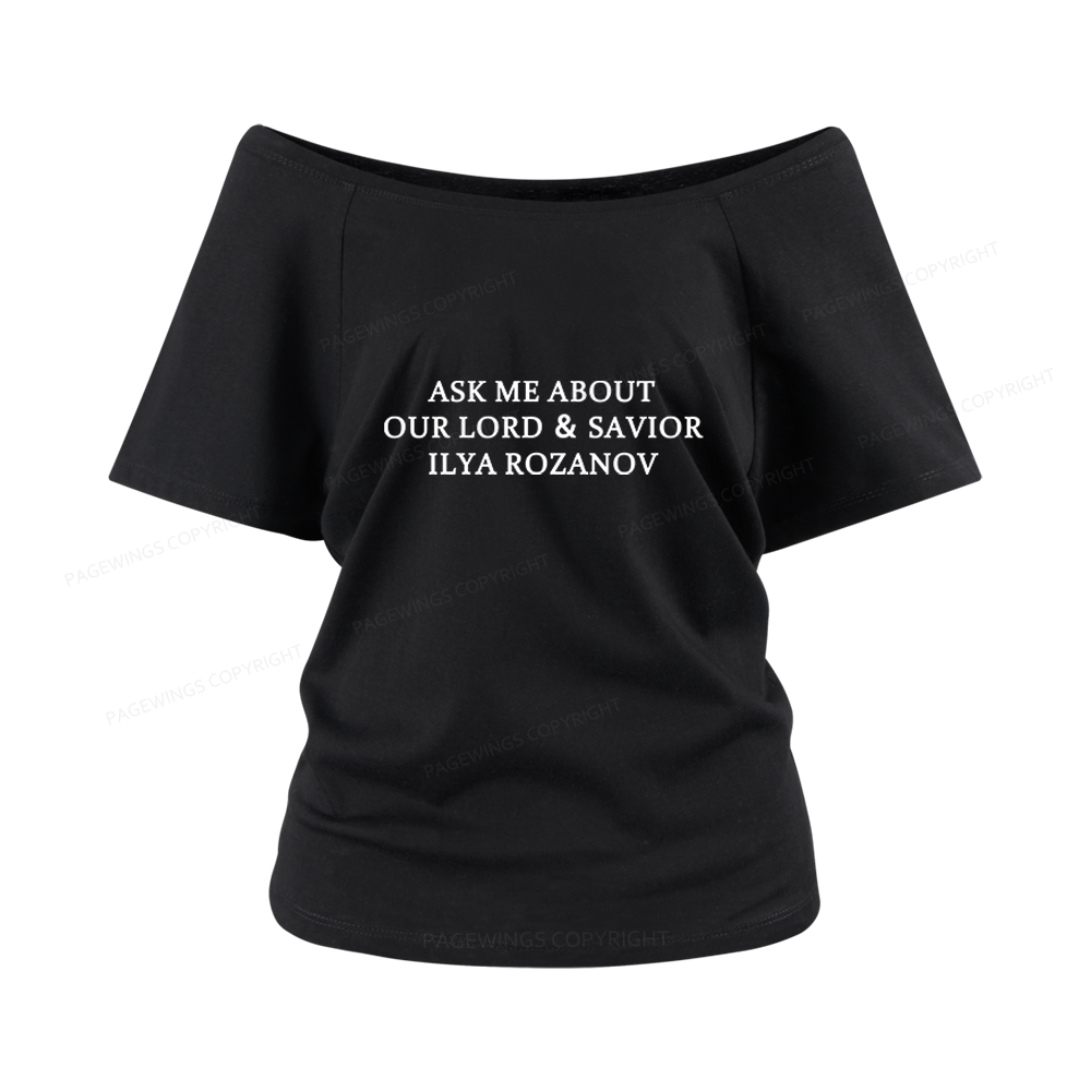 Pagewings Romance Lover Women Off Shoulder T-shirts