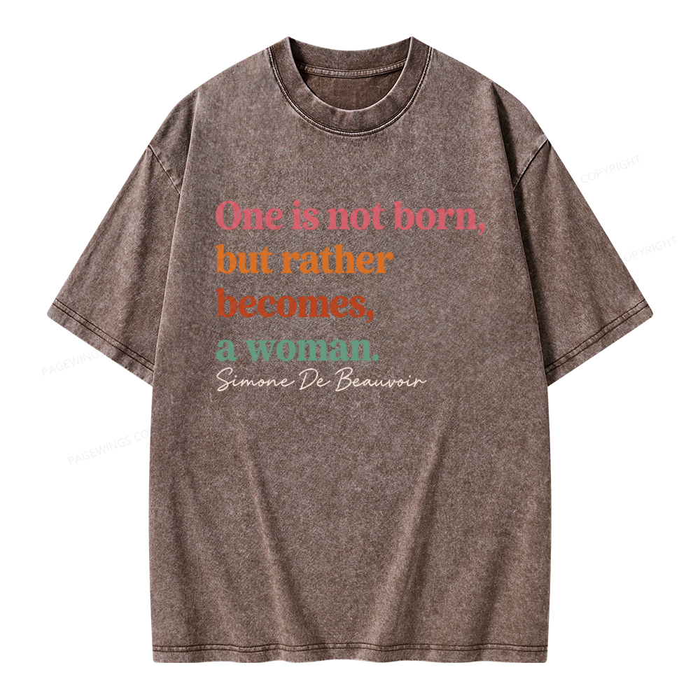Pagewings Feminism Unisex Washed T-shirt