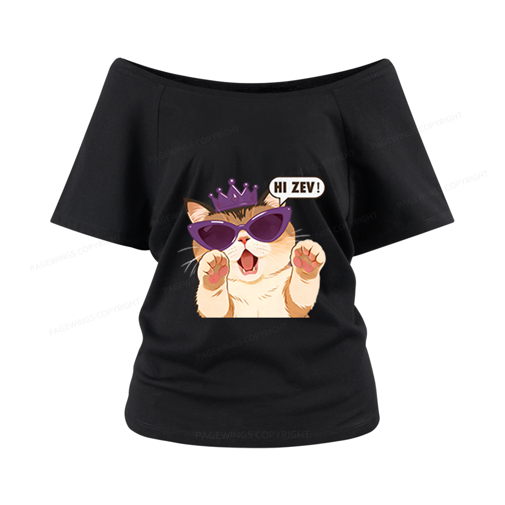 Pagewings Sci-Fi Book Lover Women Off Shoulder T-shirts