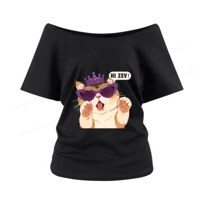 Pagewings Sci-Fi Book Lover Women Off Shoulder T-shirts