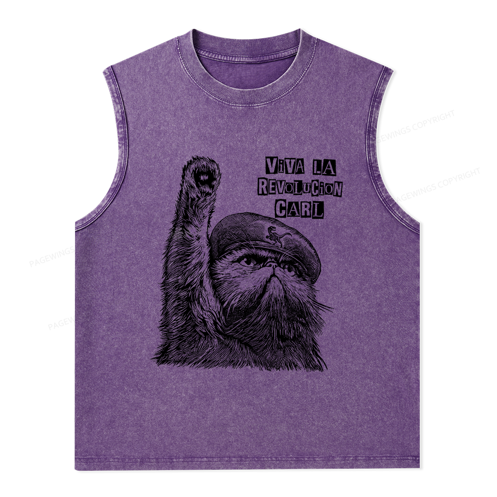 Pagewings Sci-Fi Book Lover Unisex Washed Tank Top