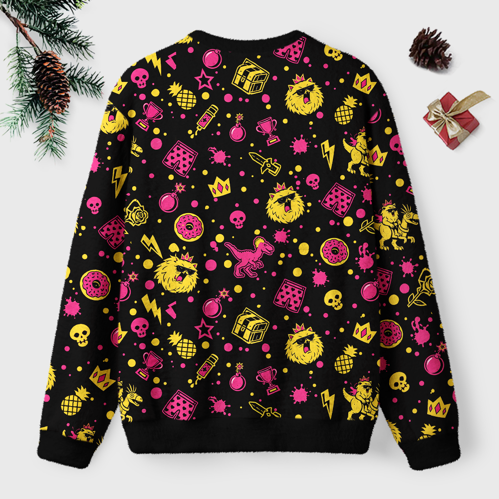 Pagewings Sci Fi Book Lover Unisex Ugly Light Knit Sweatshirt