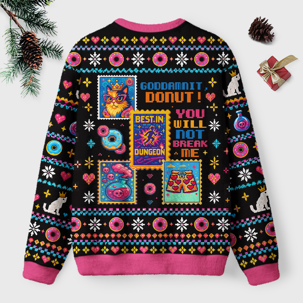 Pagewings Sci Fi Book Lover Unisex Ugly Light Knit Sweatshirt