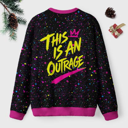 Pagewings Sci Fi Book Lover Unisex Ugly Light Knit Sweatshirt