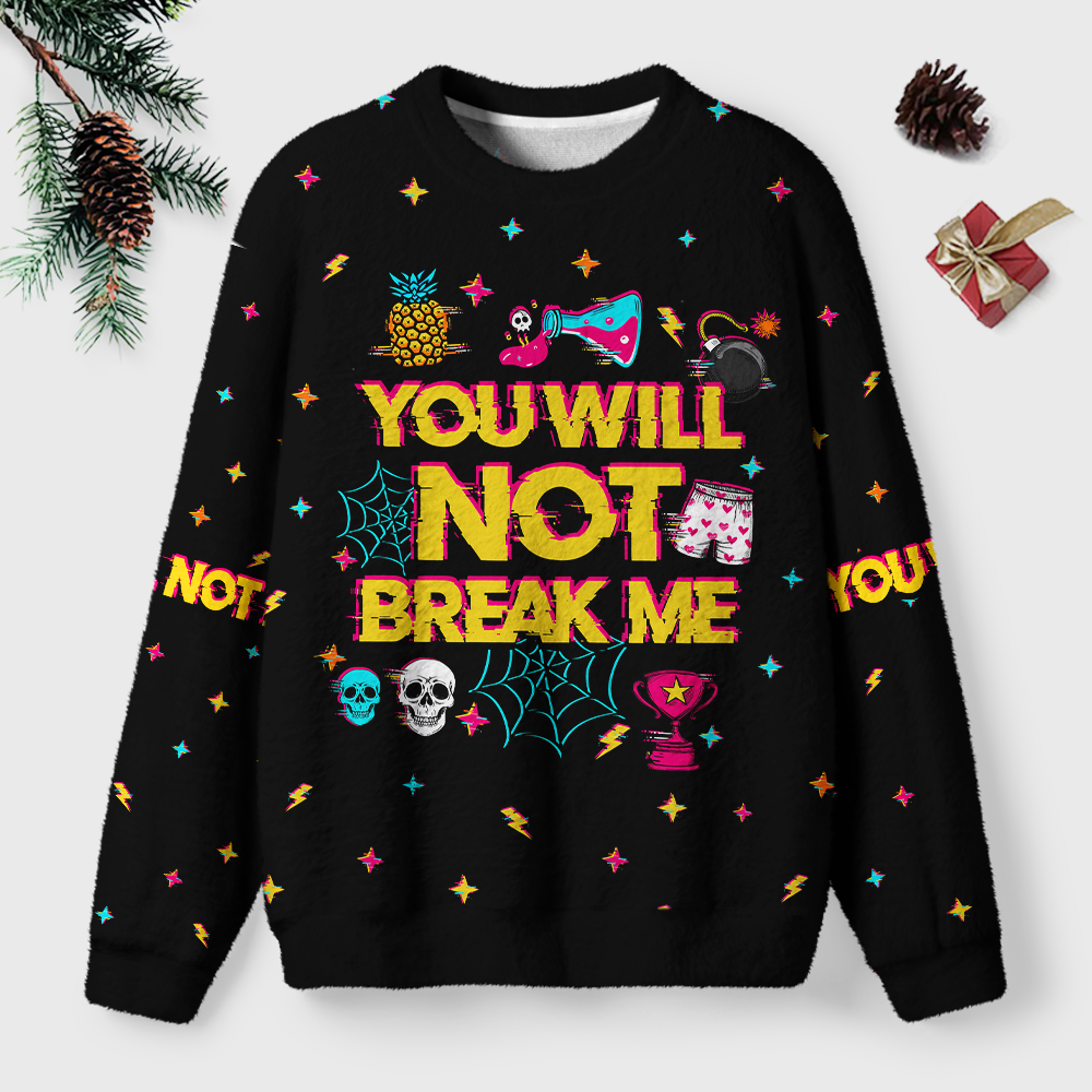 Pagewings Sci Fi Book Lover Unisex Ugly Light Knit Sweatshirt