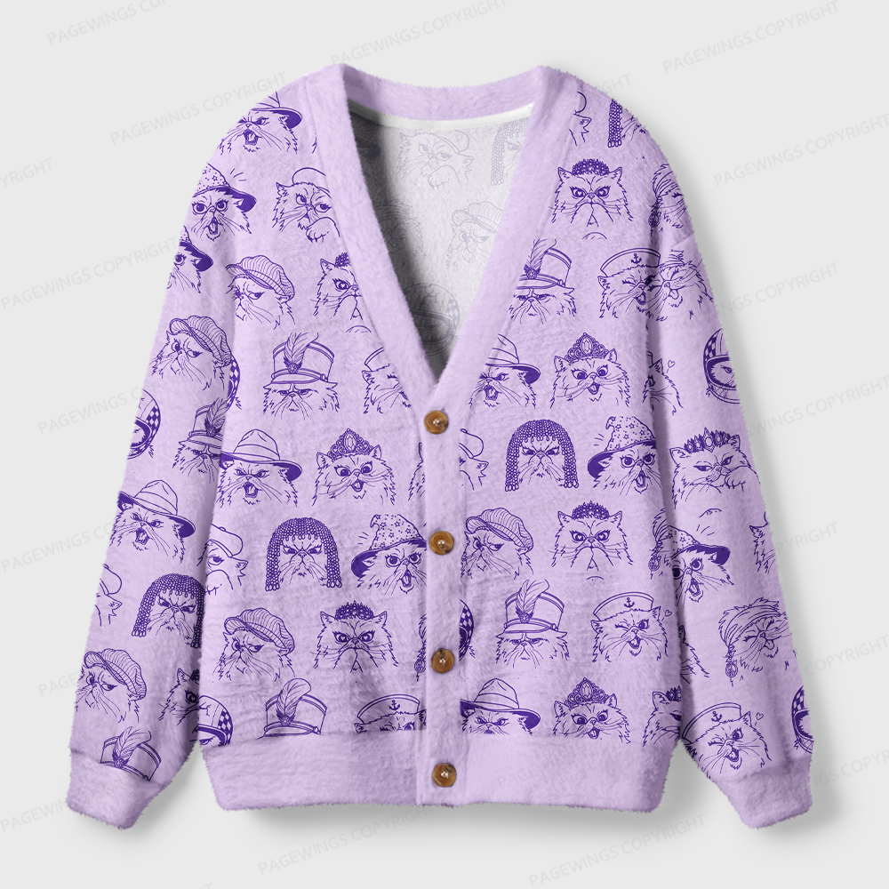 Pagewings Sci Fi Book Lover Light Knit Unisex Cardigan Sweaters