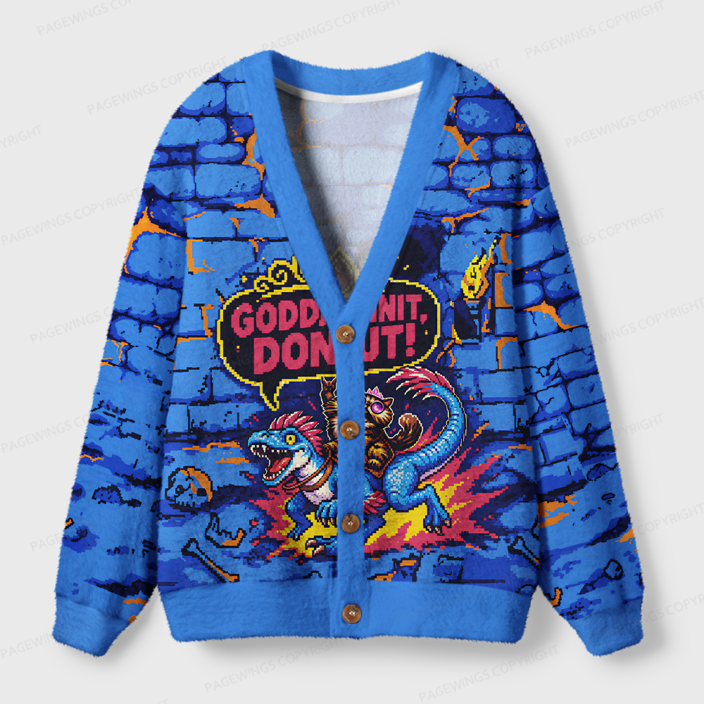 Pagewings Sci Fi Book Lover Light Knit Unisex Cardigan Sweaters