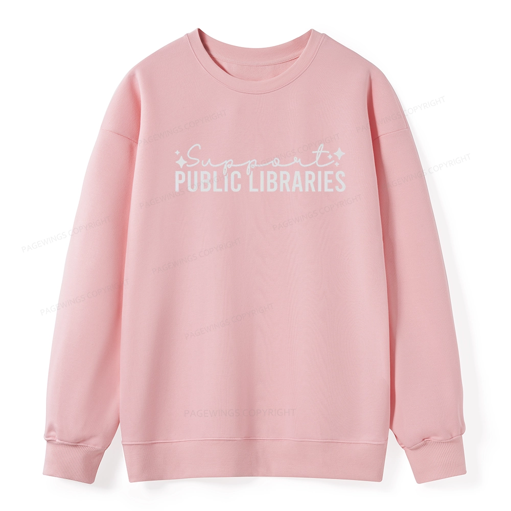 Pagewings Public Libraries Unisex Classic Sweatshirt