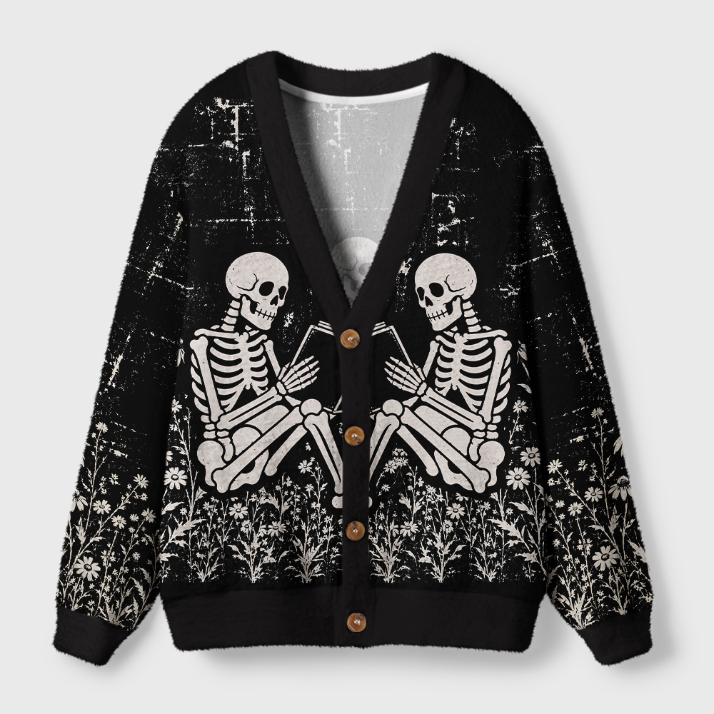 Pagewings Bookish Vibe Light Knit Unisex Cardigan Sweaters