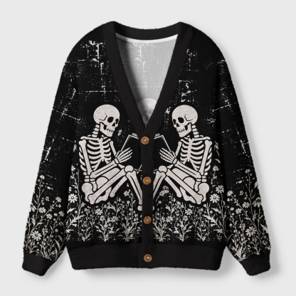 Pagewings Bookish Vibe Light Knit Unisex Cardigan Sweaters
