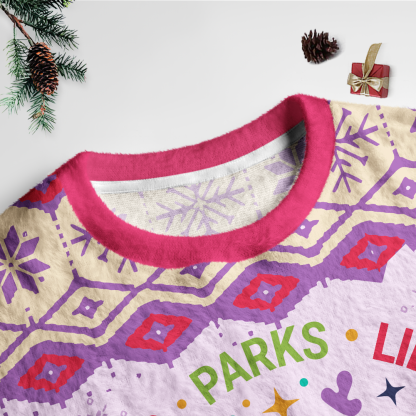 Pagewings Public Parks Libraries Education Broadcasting Unisex Ugly Light Knit Sweatshirt