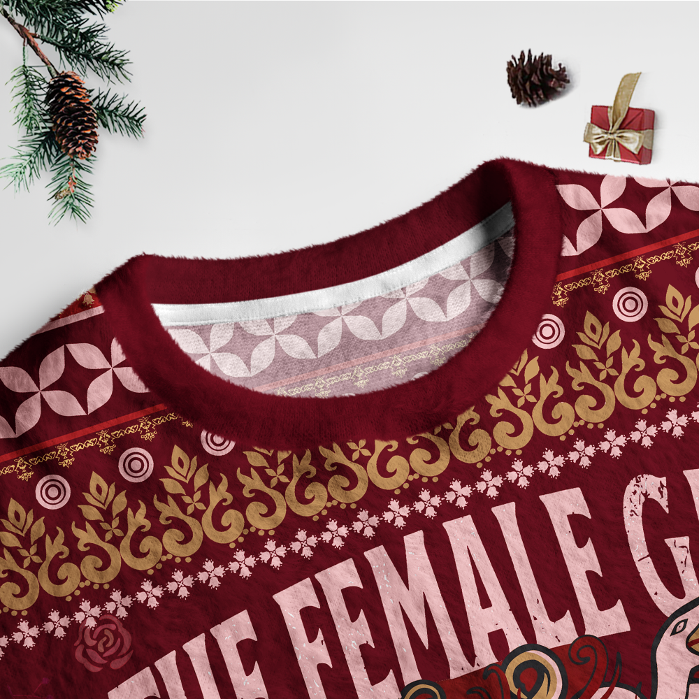 Pagewings Female Gaze Unisex Ugly Light Knit Sweatshirt
