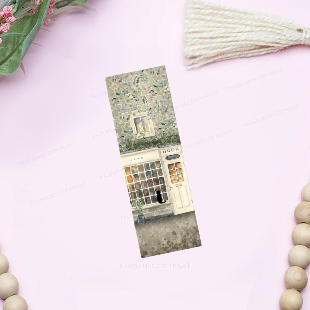 Pagewings Bookshop Watercolor Bookmark