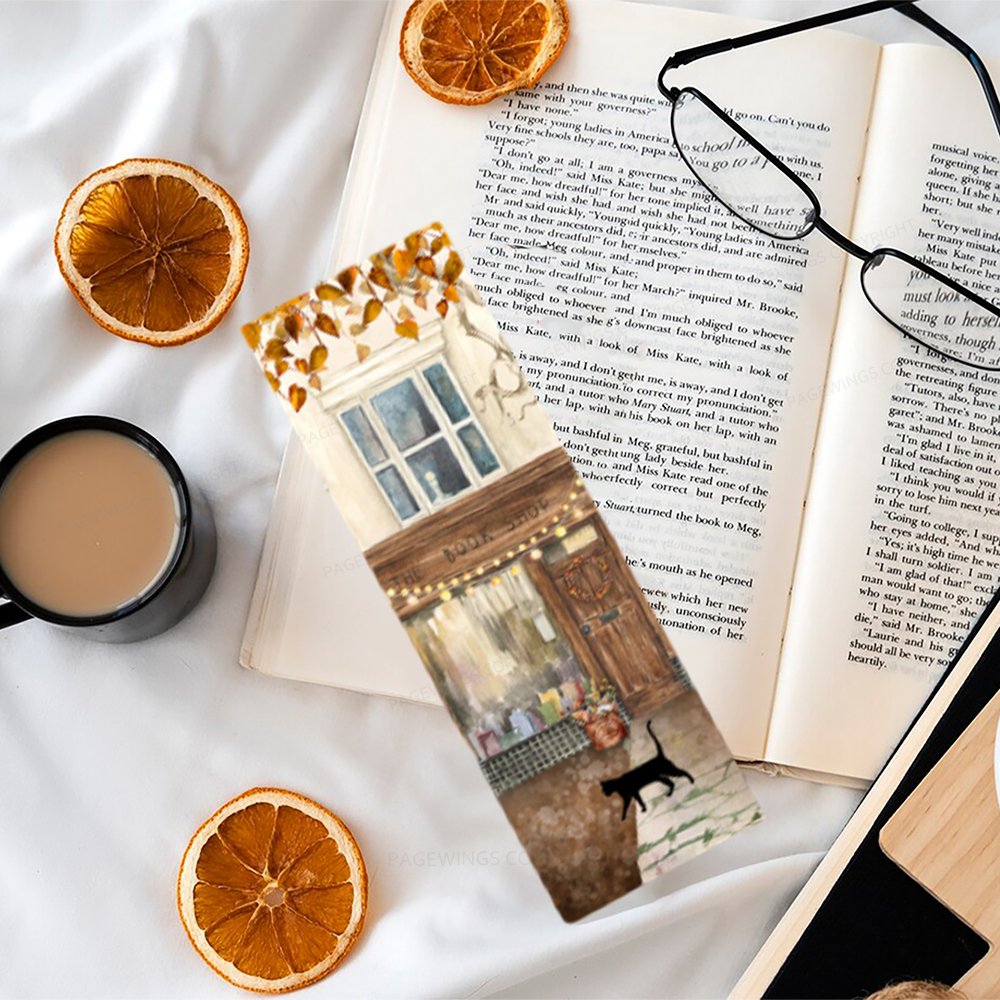 Pagewings Bookshop Watercolor Bookmark