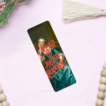 Pagewings I Read To Avoid Humans Bookmark
