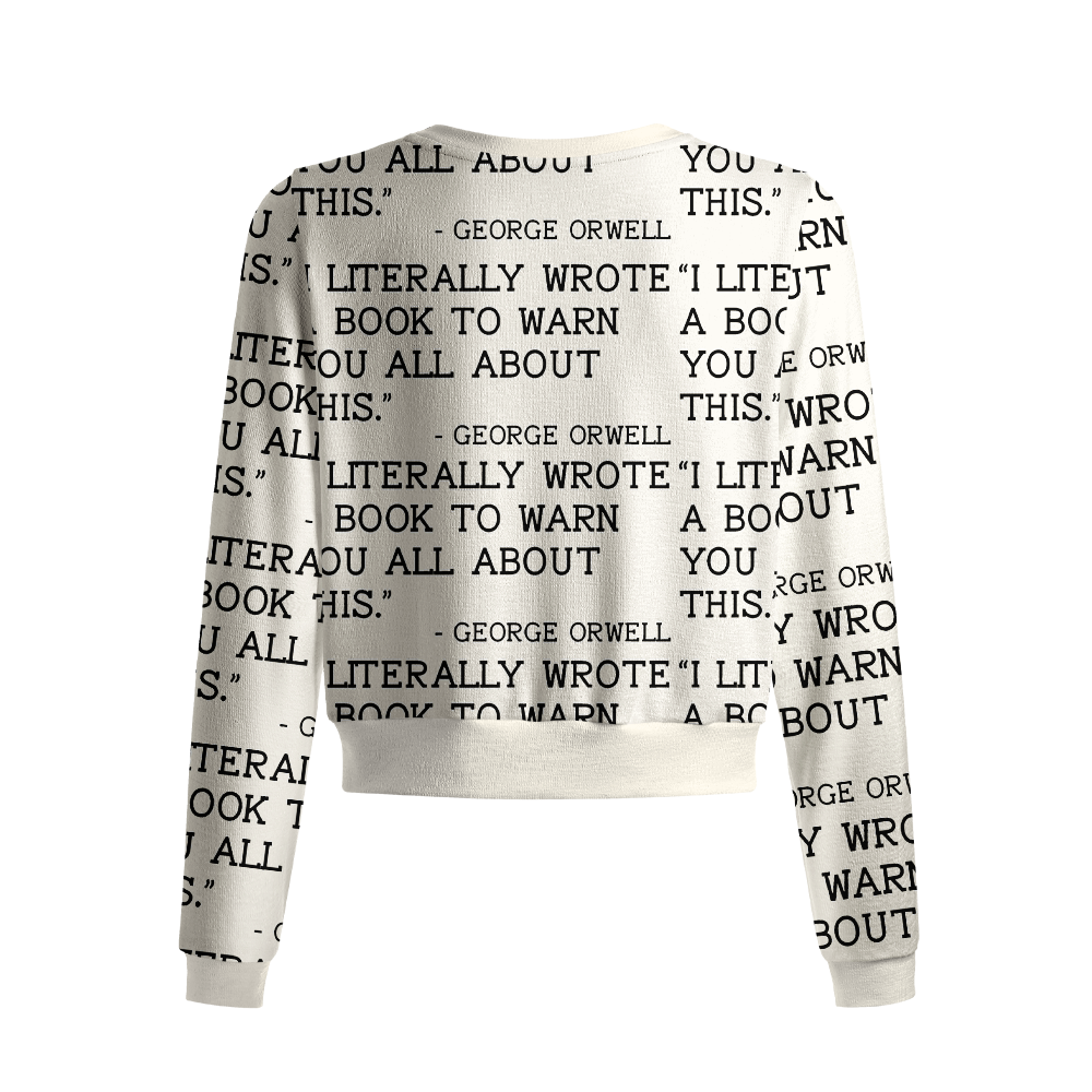 Pagewings I Literally Wrote A Book To Warn Crew Neck Cardigan Sweaters