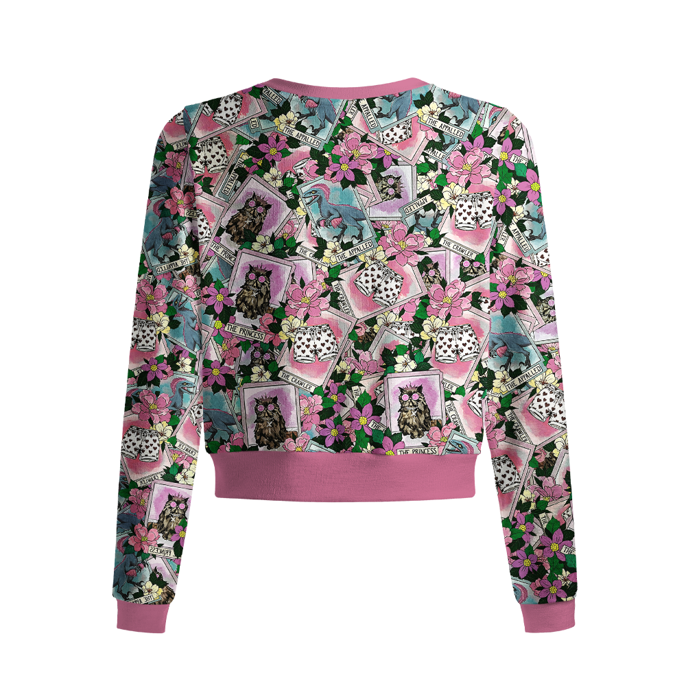 Pagewings Sci Fi Book Lover Crew Neck Cardigan Sweaters
