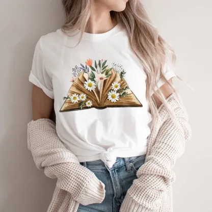 Pagewings Reading Flower Book Unisex Classic T-shirt