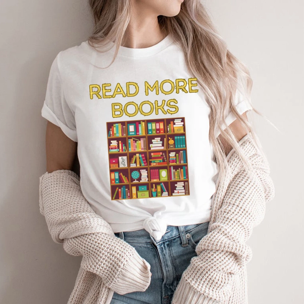 Pagewings Read More Books Bookshelves Unisex Classic T-shirt