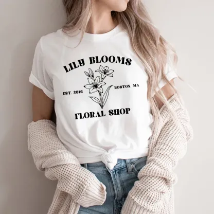 Pagewings Lily Bloom's Floral Unisex Classic T-shirt