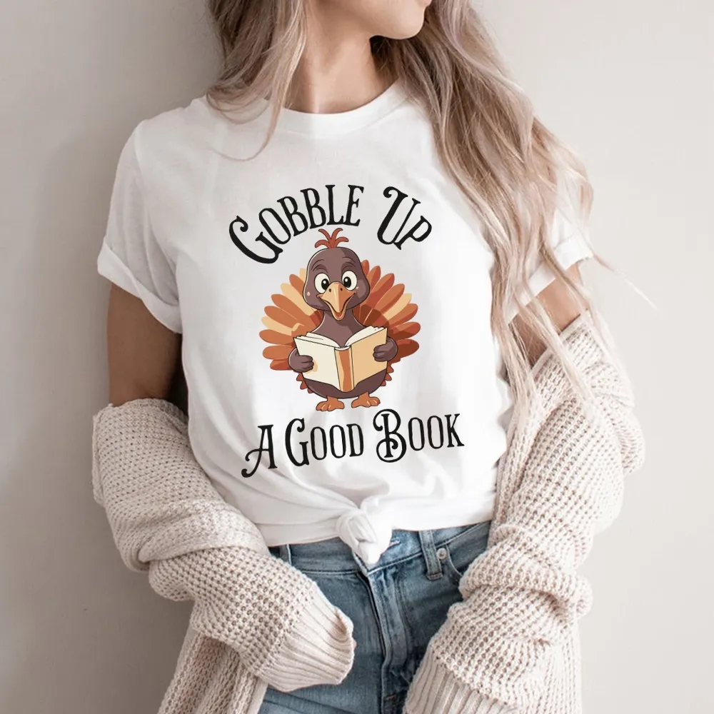 Pagewings Thanksgiving A Good Book Unisex Classic T-shirt