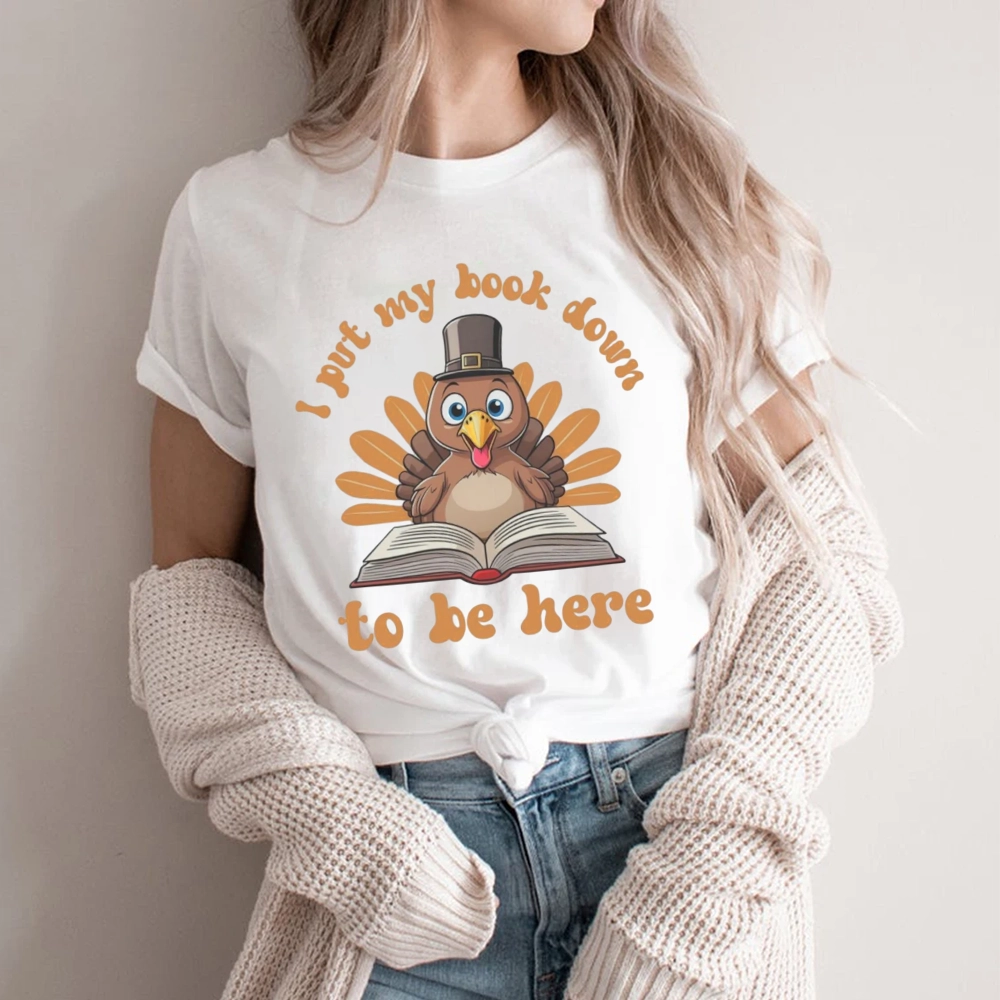 Pagewings Funny Thanksgiving Book Unisex Classic T-shirt