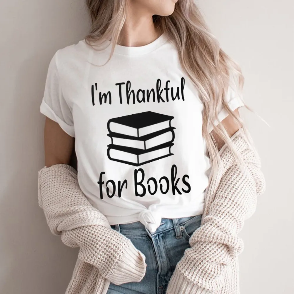 Pagewings Thanksgiving I Am Thankful For Books Unisex Classic T-shirt