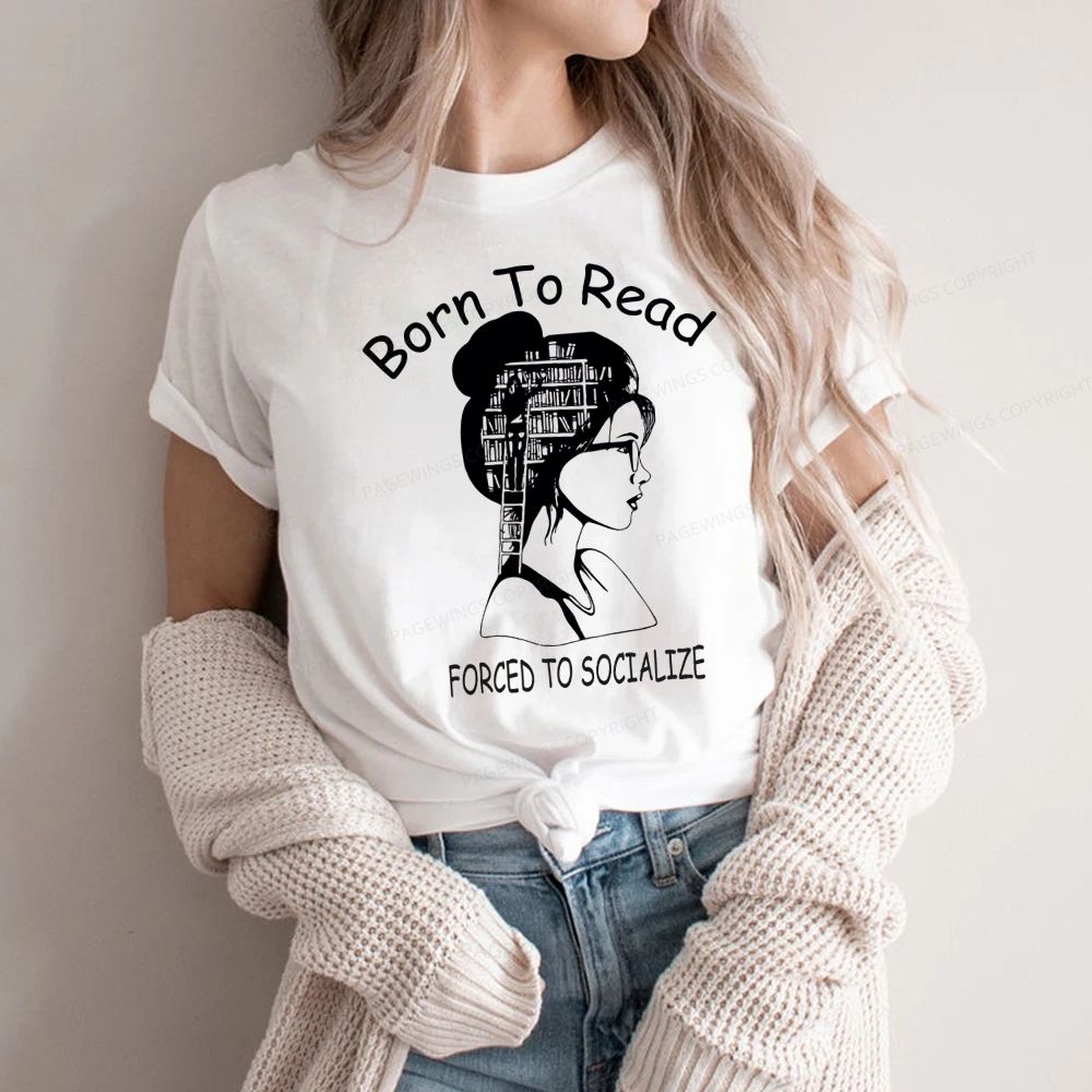 Pagewings Born To Read Unisex Classic T-shirt