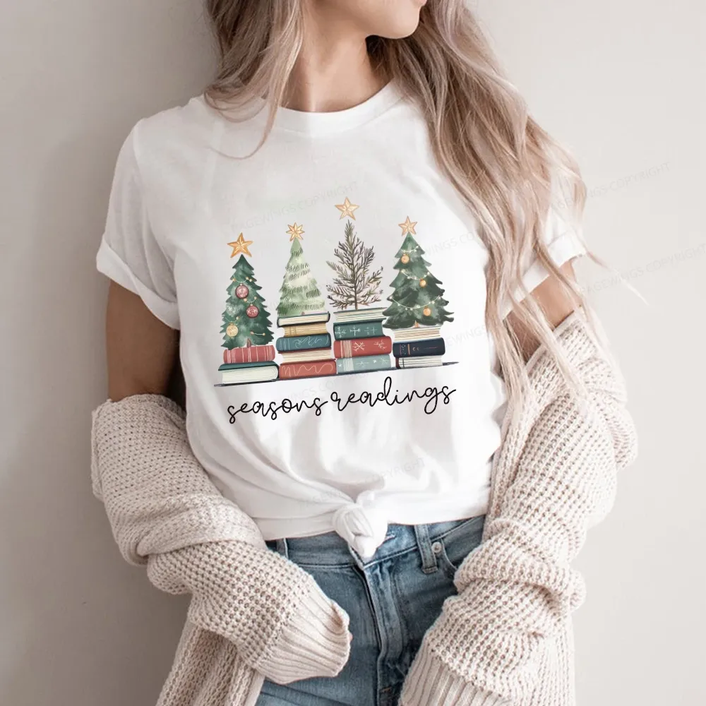 Pagewings Bookish Christmas Unisex Classic T-shirt