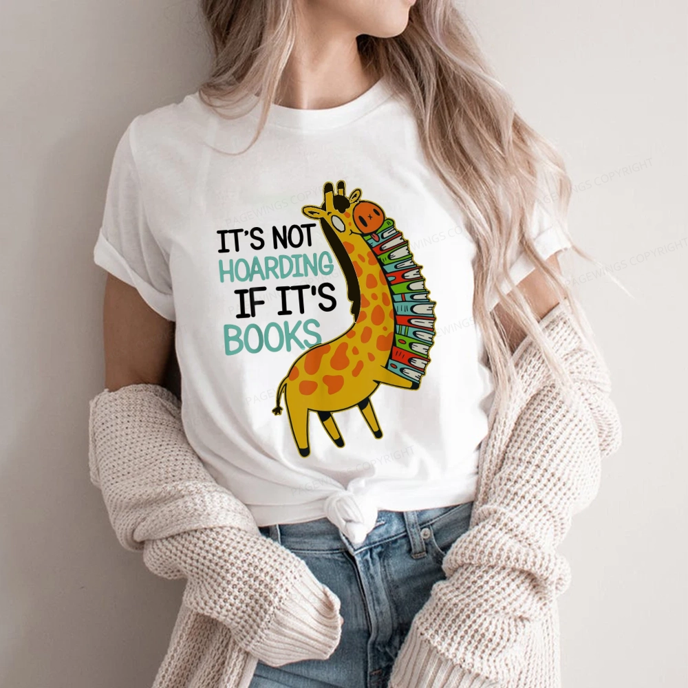 Pagewings It's Not Hoarding If It's Books Unisex Classic T-shirt