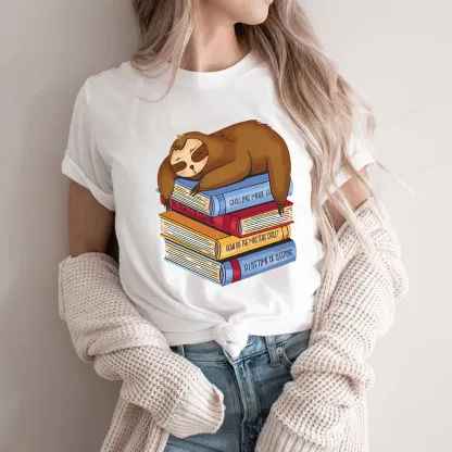 Pagewings Sloth And Book Unisex Classic T-shirt