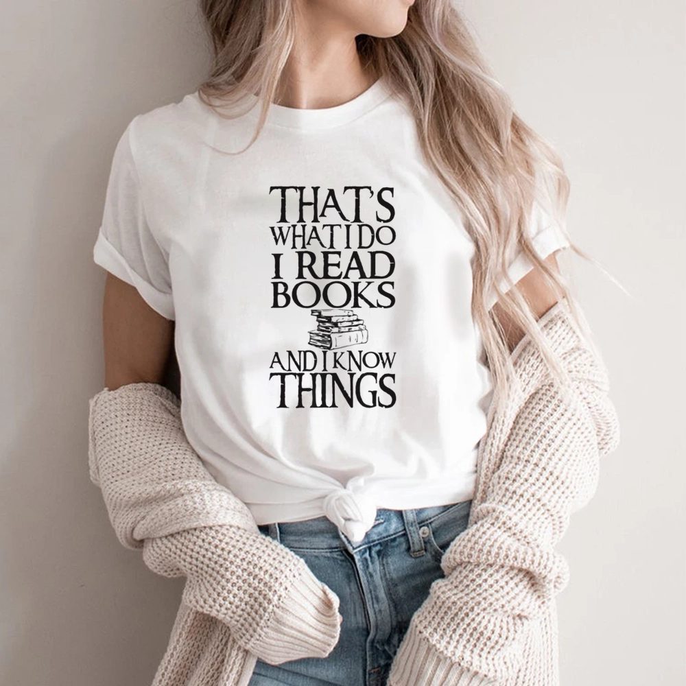 Pagewings That's What I Do I Read Books And I Know Things Unisex Classic T-shirt