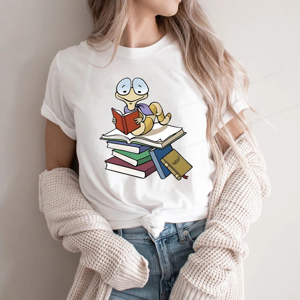Pagewings Reading Snail and Book Unisex Classic T-shirt