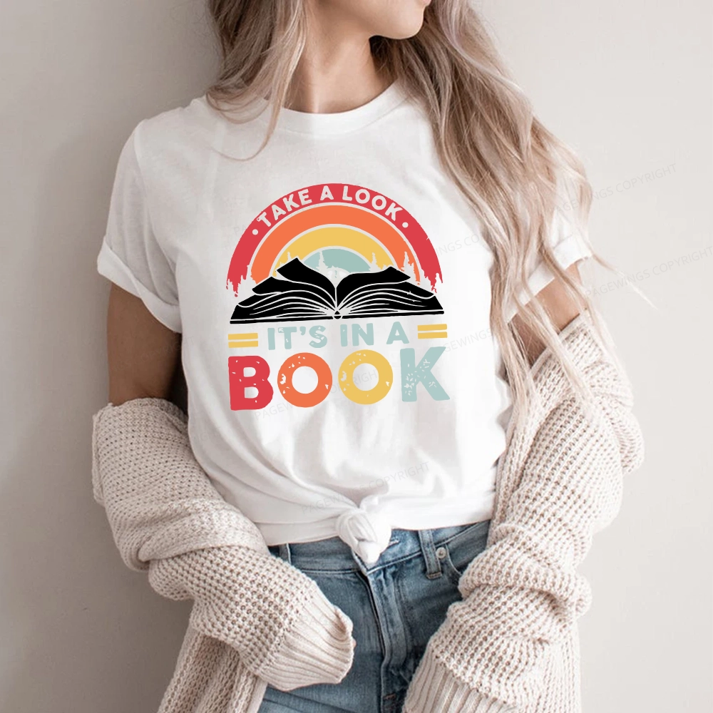 Pagewings Take a Look It's In a Book Unisex Classic T-shirt