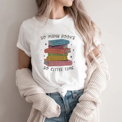 Pagewings So Many Books So Little Time Unisex Classic T-shirt