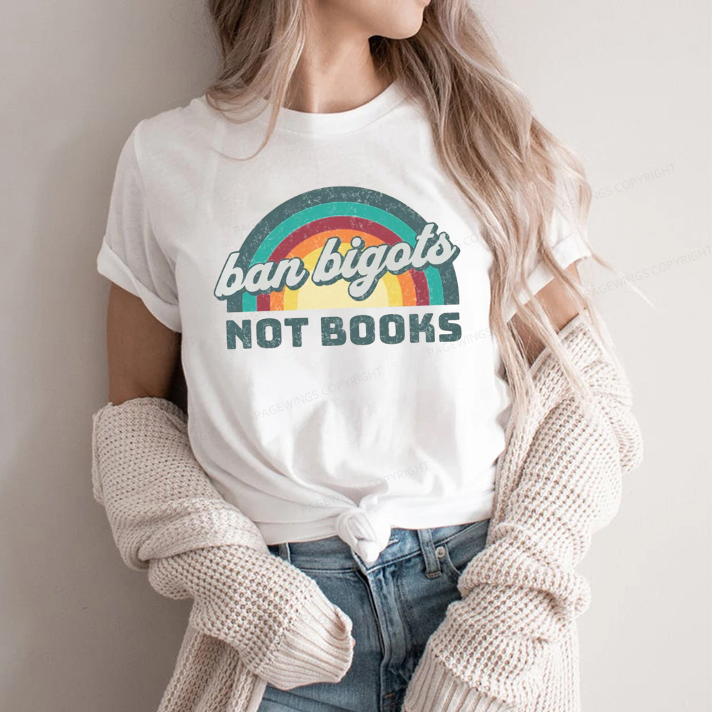 Pagewings Read Banned Books Drink Coffee Fight Evil Retro Cat Lovers T-Shirt Unisex Classic T-shirt