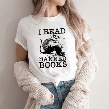 Pagewings I Read Banned Books Unisex Classic T-shirt
