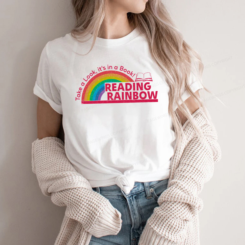 Pagewings Reading Rainbow Unisex Classic T-shirt