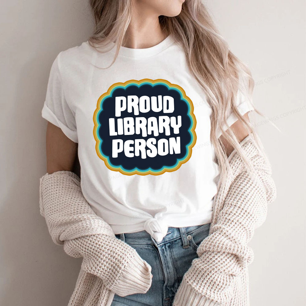Pagewings Proud Library Person  Unisex Classic T-shirt