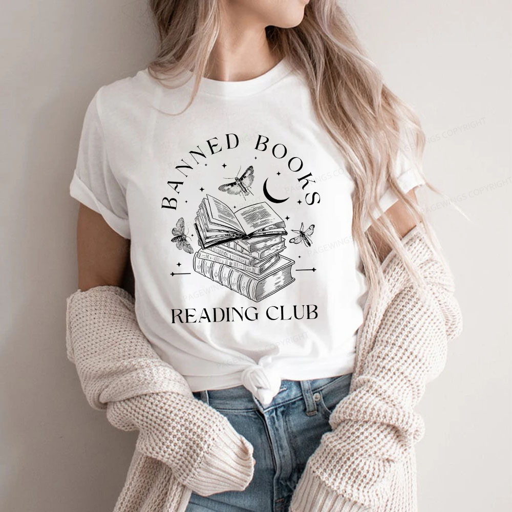Pagewings Banned Book Reading Club Shirt Unisex Classic T-shirt