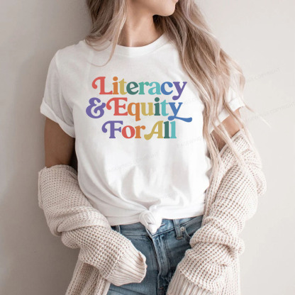 Pagewings Literacy & Equity For All Unisex Classic T-shirt