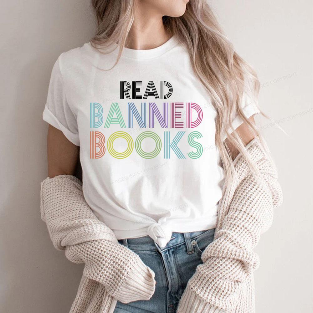 Pagewings Read Banned Books Shirt Unisex Classic T-shirt