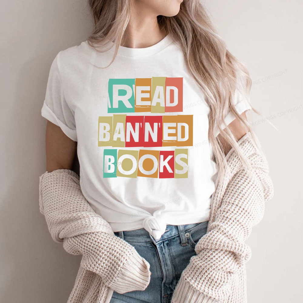 Pagewings Read Banned Books Shirt Unisex Classic T-shirt
