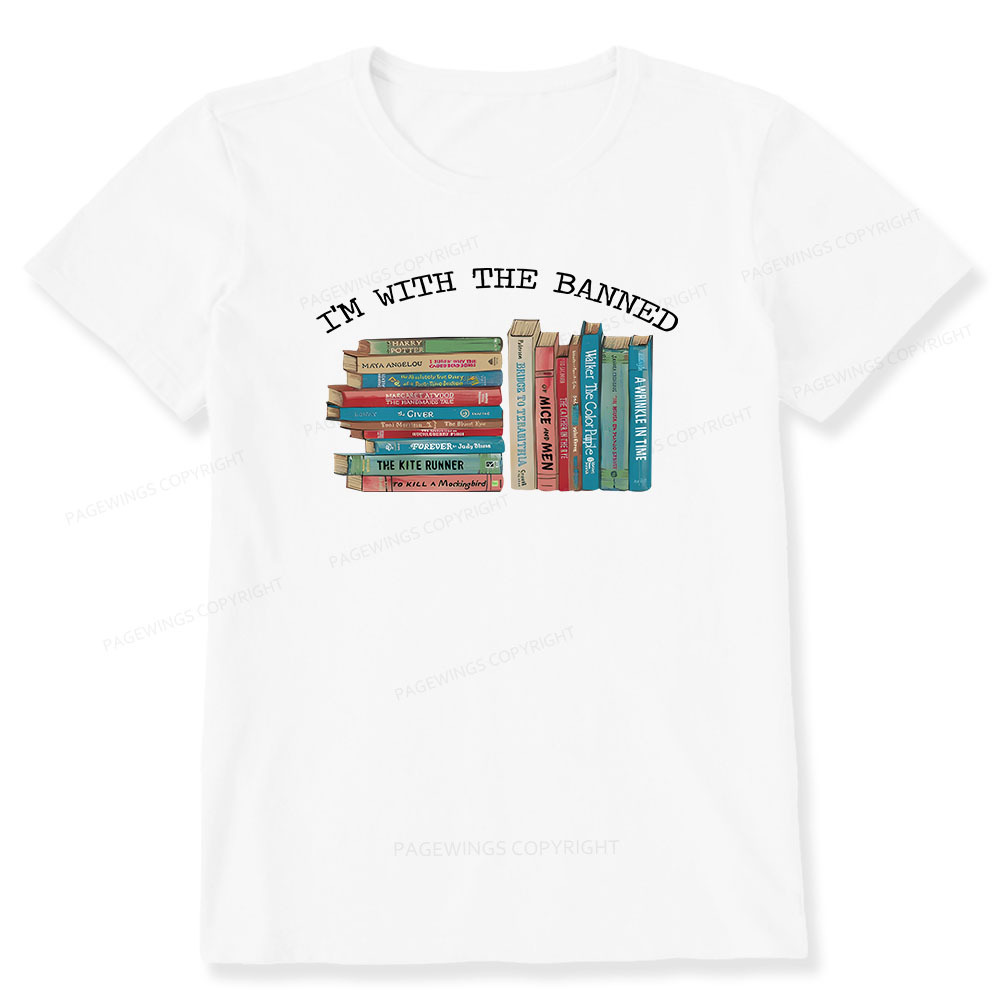 Pagewings  I'm With The Banned Books Shirt Unisex Classic T-shirt