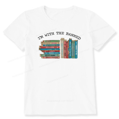 Pagewings  I'm With The Banned Books Shirt Unisex Classic T-shirt